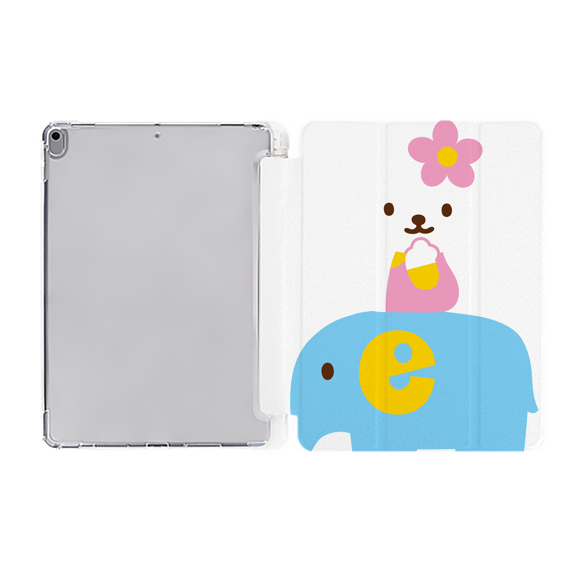 （画像用） Hello Kitty ハローキティ IPad ケース ペン収納付き 三つ折りスタンド PUレザー×シリコン 対応機種9.5/10.5/10.9インチ